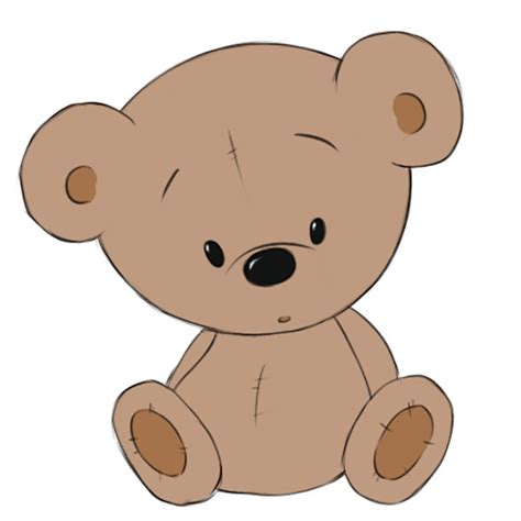 small bear drawing.